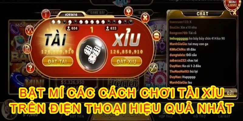 Cách chơi tài xỉu trên điện thoại cực hiệu quả tại cổng CF68