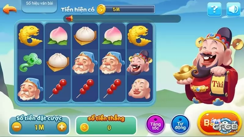 Game than tai den tại sảnh CF68