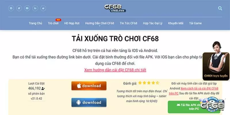 đại lý cf68