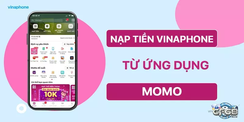 cách nạp tiền vào ví momo