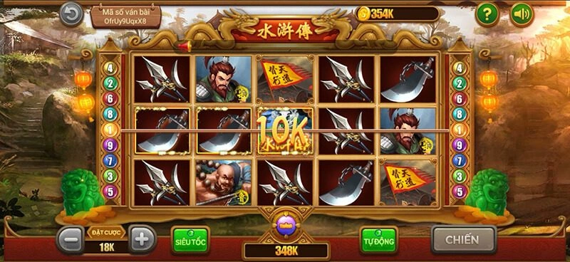 Thuy hu 86 - Game slots về 108 vị anh hùng Lương Sơn Bạc