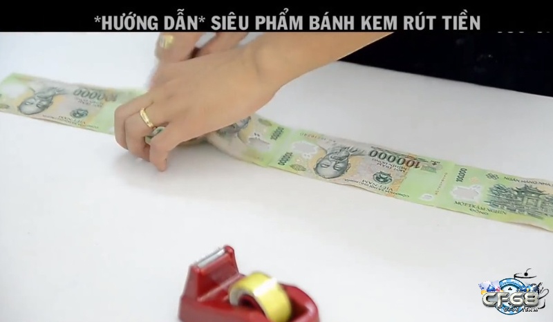 Cách làm bánh kem rút tiền tạo bất ngờ trong ngày sinh nhật