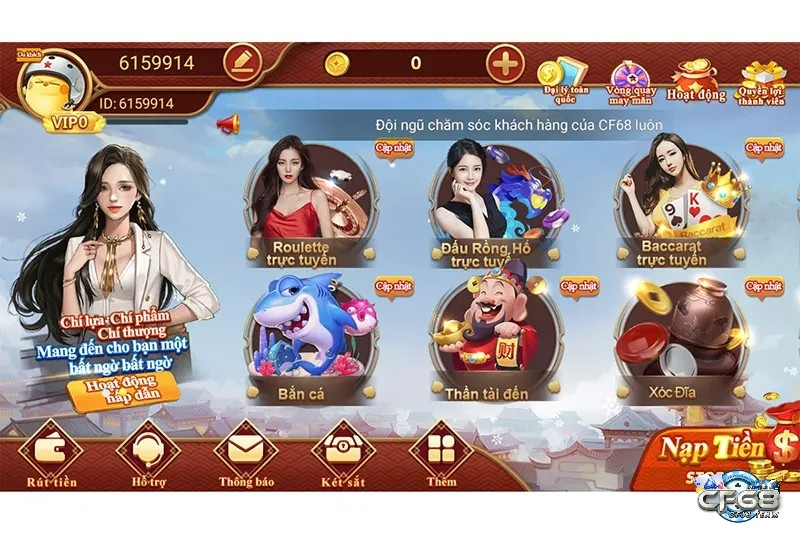 Code cfun68 - Sở hữu ngay để thỏa sức cày game.