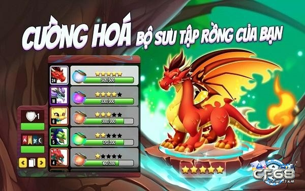 Dragon City Mobile được yêu thích từ nhiều năm trước