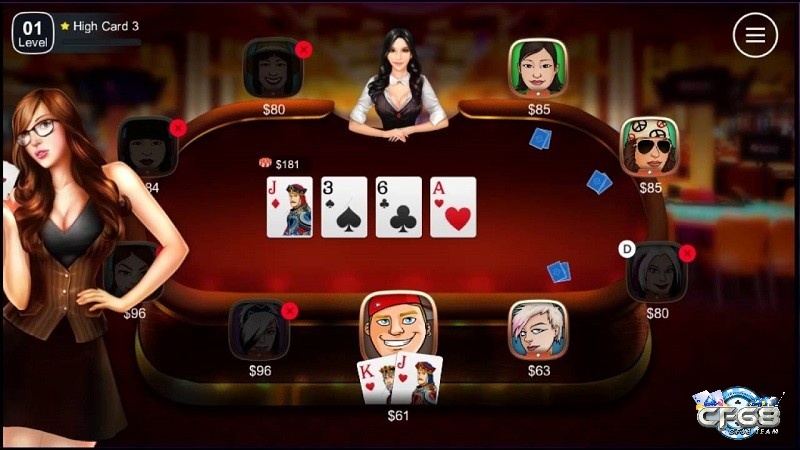 Tìm hiểu về các lựa chọn của cược thủ trong cách chơi Poker Texas CF68