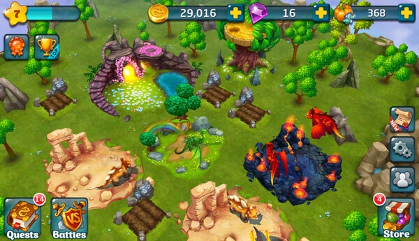 Game rong online Dragons World 3D - Hòa vào thế giới Rồng