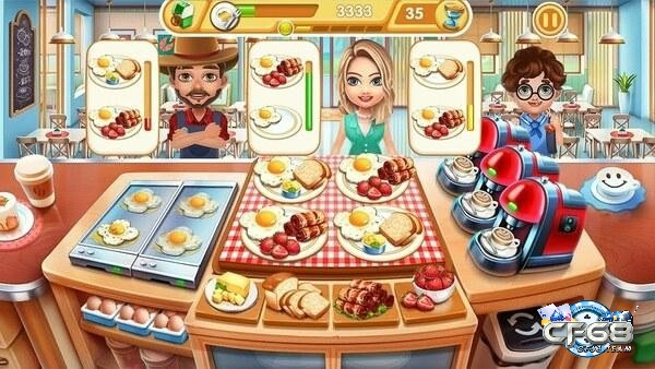 Cooking City là một trong những game nấu ăn miễn phí thú vị