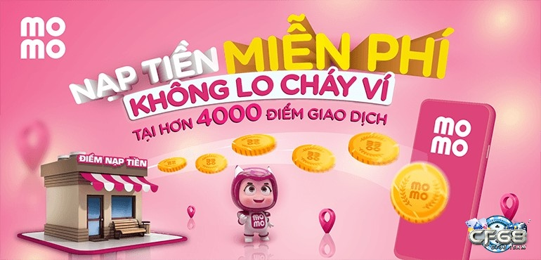 Địa điểm nạp momo