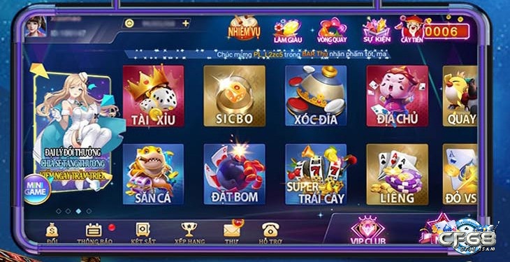 WIN68 Club danh mục