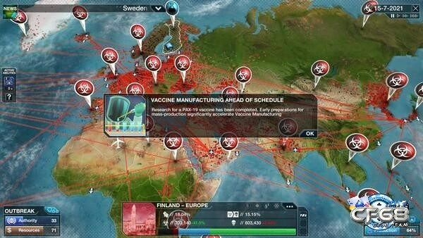 Plague Inc. rất thu hút do sự gia tăng của Virus Corona