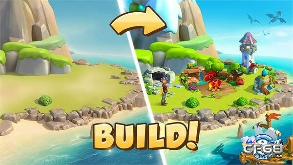 Dragon Mania Legends là rồng game mang phong cách đồ họa dễ thương