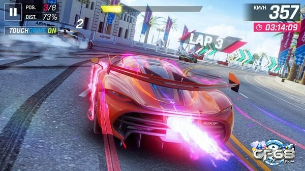 Asphalt 9 là một huyền thoại trong dòng game đua xe