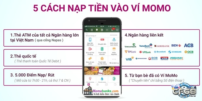 Cách nạp thẻ vào momo có được không