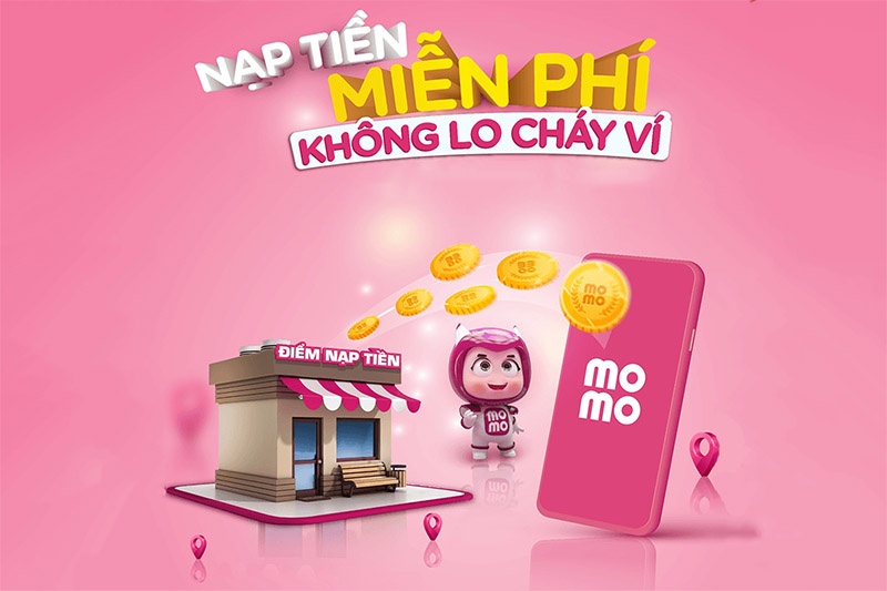 Nạp tiền momo gần đây với hơn 4000 điểm giao dịch