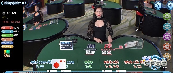 Live casino tại Cf68