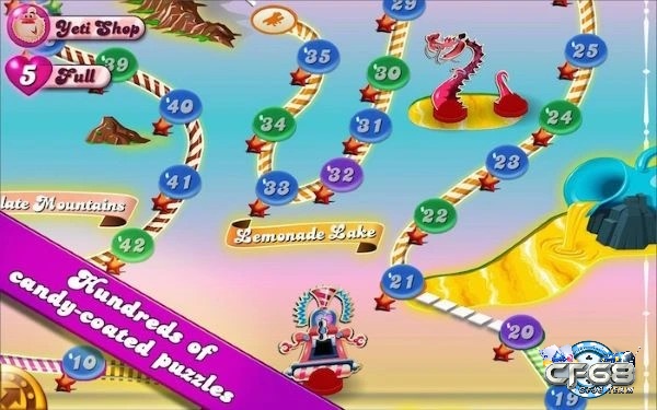 Game xếp kẹo ngọt siêu lôi cuốn Candy Crush Saga