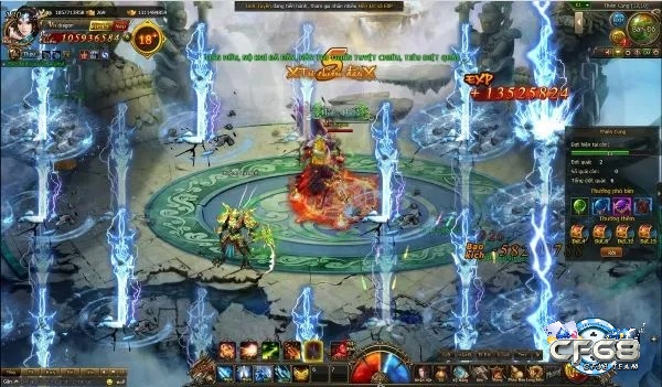 Giao diện trang chủ Đại Náo Thiên Cung trong game