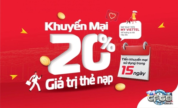 Khuyến mãi nạp thẻ Viettel 50% hấp dẫn