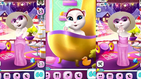 Game tam meo My Talking Angela 3D – Chơi đùa với Angela