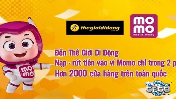 Hướng dẫn cách nạp tiền momo ở thegioididong