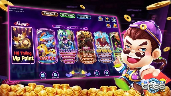 Giao diện cổng game bài 68 Club