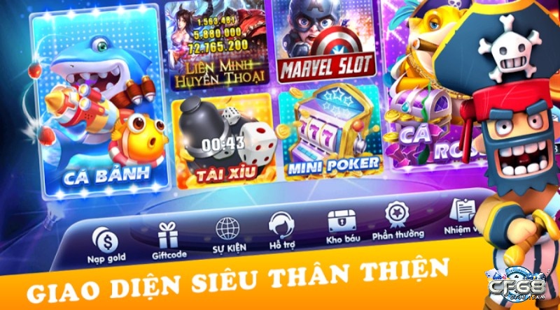 Sảnh game cược đa dạng tại ban ca club