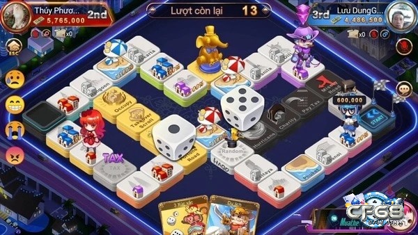 Các thẻ khí vận trong cờ tỷ phú làm game hấp dẫn hơn