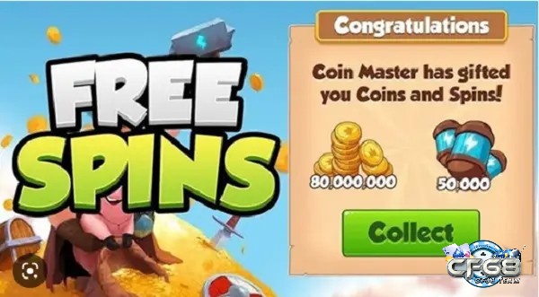 Cách có spin trong coin master qua web liên kết