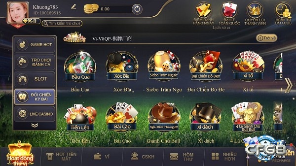 Kho game khủng tại Cfun68