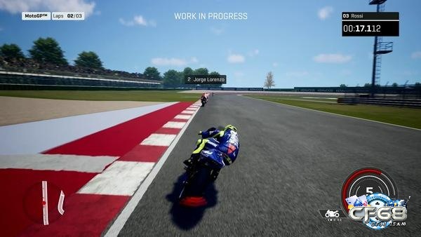 Chơi trò chơi đua MotoGP 18 là game đua xe công thức 1