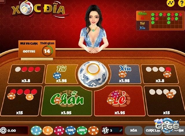 Tỷ lệ về của các ván game xoc dia online