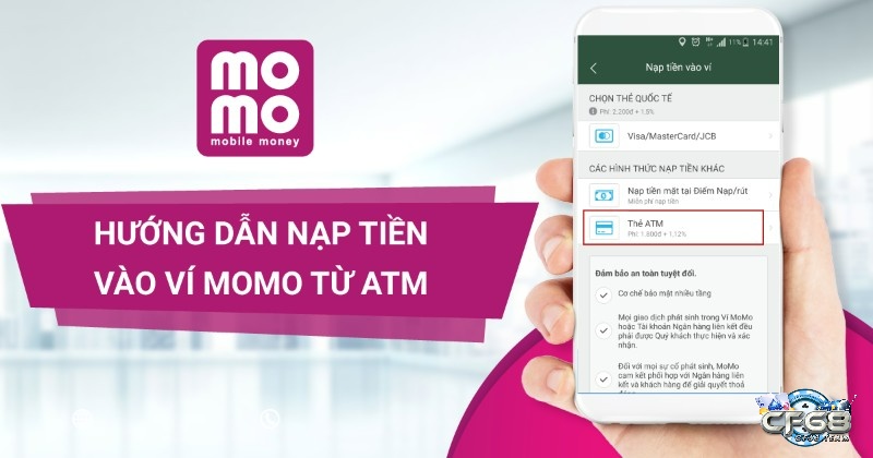 Các hình thức nạp tiền vào ví điện tử momo