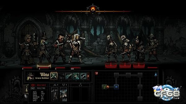 Darkest Dungeon thuộc thể loại game giả tưởng, kinh dị