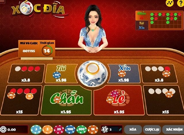 Game xóc đĩa, chơi xóc đĩa đổi thưởng tại nhà cái Cf68