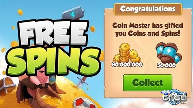 Cách có nhiều spin coin master