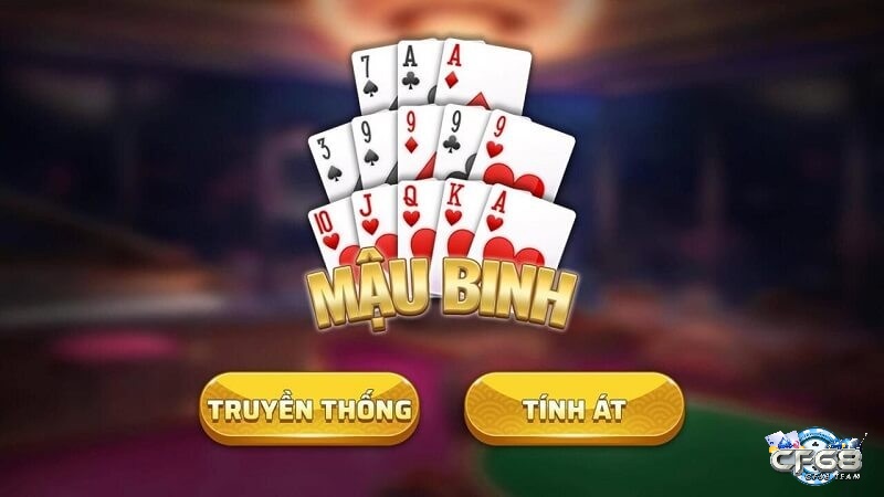 Chơi game mậu binh online uy tín tại CF68