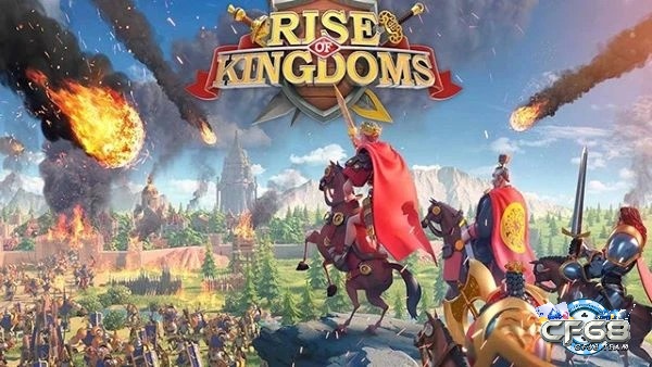 Giao diện game rise of kingdom