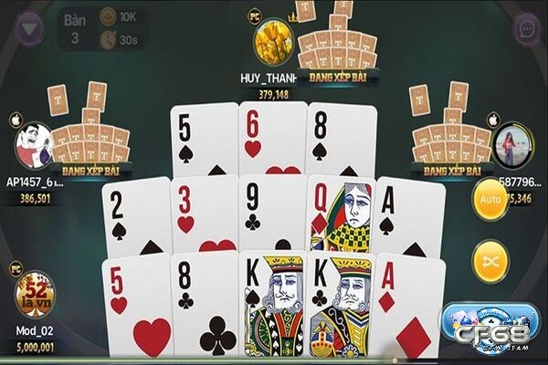 Người thắng cuộc trong game bài mậu binh sẽ nhận cược của người thua