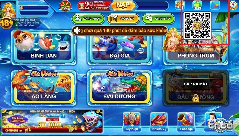 Top 3 game bắn cá hot nhất