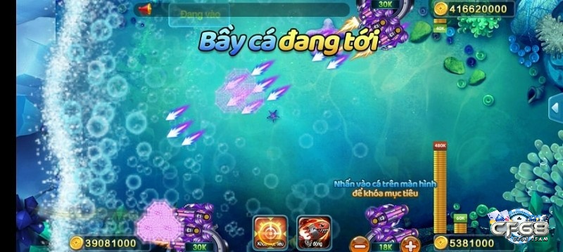 Tai tro ban ca - Tựa game bắn cá Cf68 được yêu thích