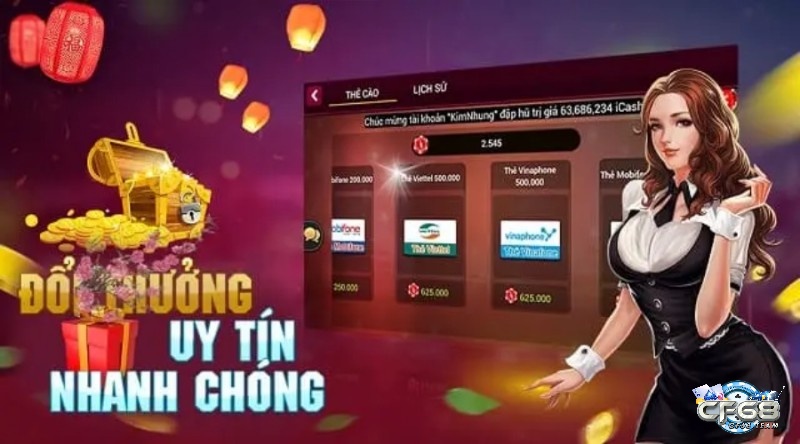 Z68 Club đổi thưởng nhanh chóng và uy tín