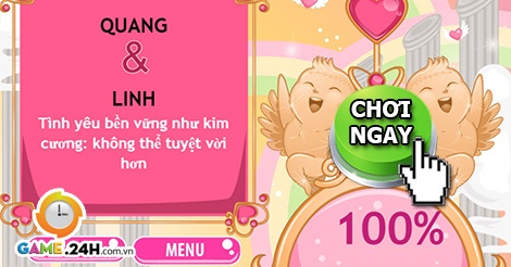 Game 24h bói tình yêu - Tìm hiểu tình yêu của bạn