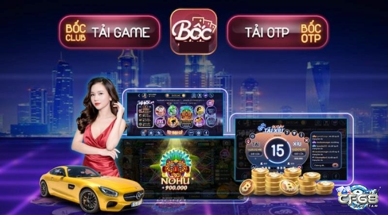 Giao diện Boc Vip Win dễ nhìn bắt mắt và sử dụng màu sắc hài hòa