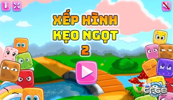 Game xep hinh keo ngot version 2 trên Website