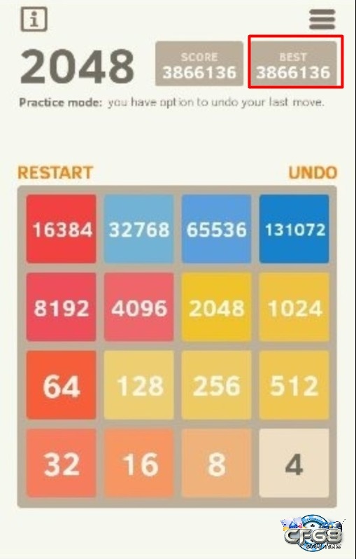 Kỷ lục trong game 2048