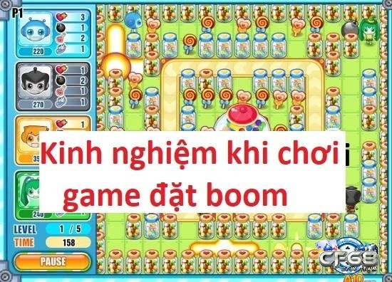 Kinh nghiệm khi chơi gamedatboom