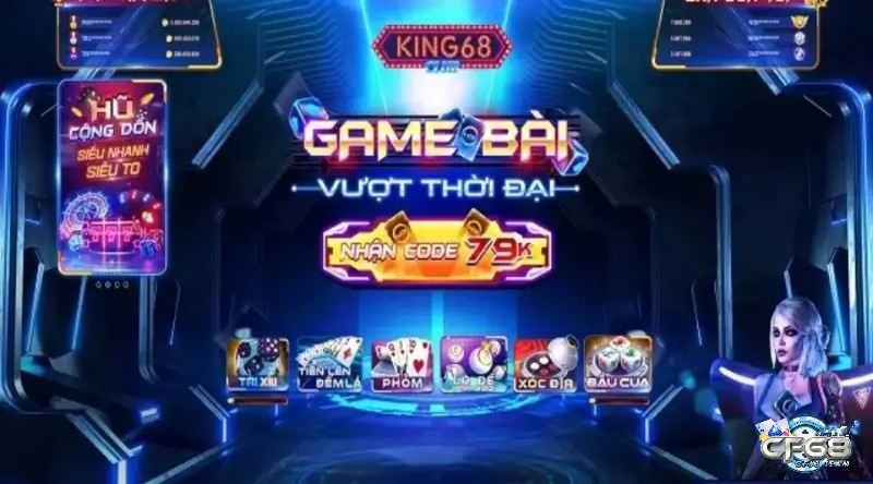 King68.fun sở hữu giao diện khoa học