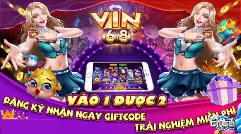 Vin68 clup có thiết kế đồ họa cực kỳ phong cách