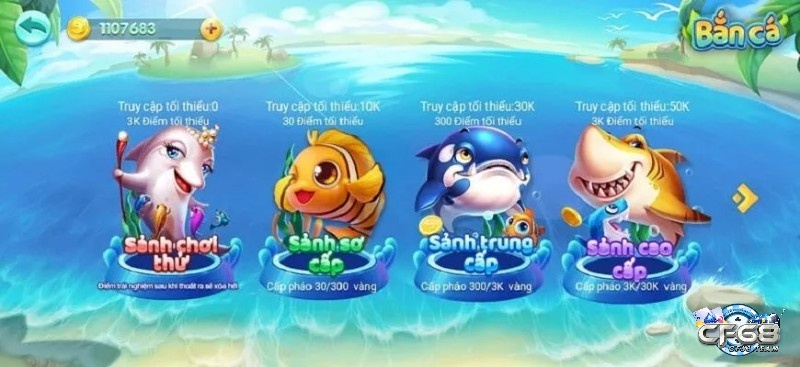 Bắn cá là thể loại Game được cược thủ yêu thích tại đây