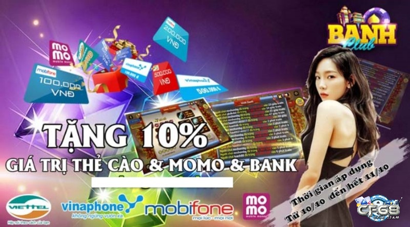 Tại cổng game Bank Club chương trình tặng code liên tục diễn ra